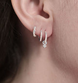 kalo mini single earring silver