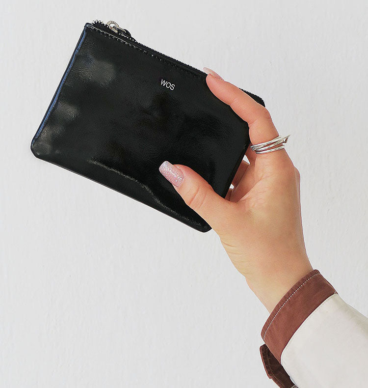 Keeper wallet metallic black