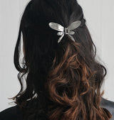 Kim hair clip silver