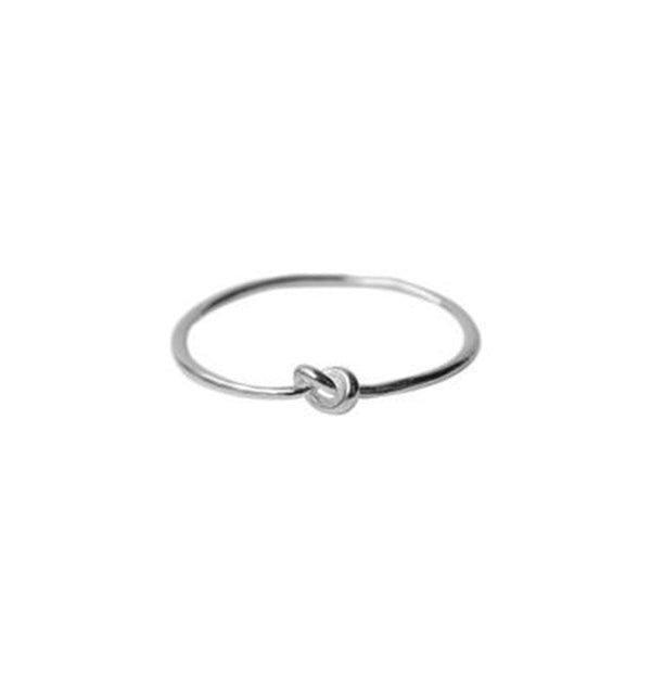 Knot ring silver