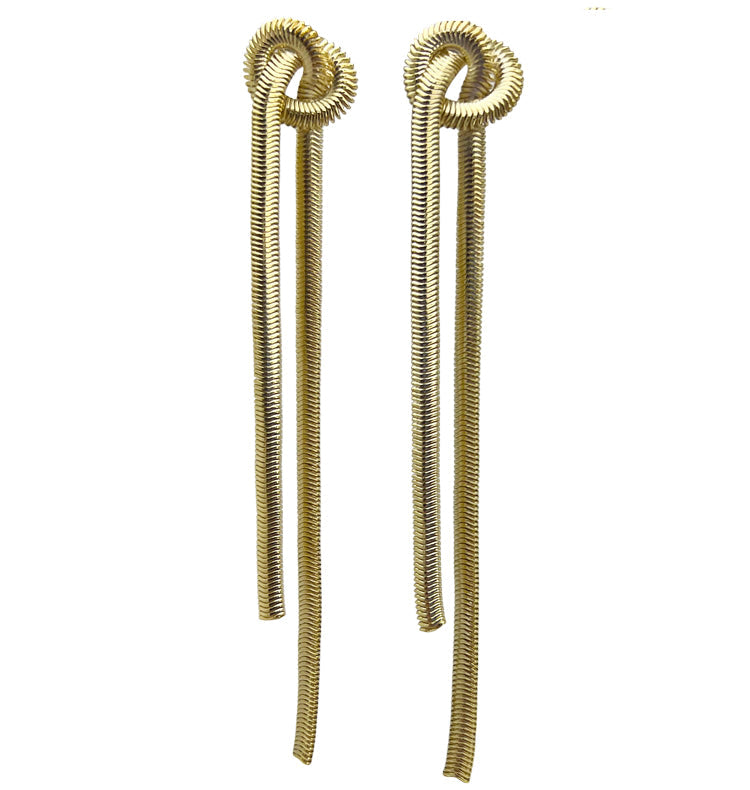 Knut earrings gold