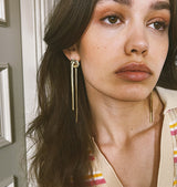 Knut earrings gold