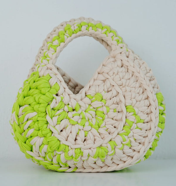 Frankenstein bag white/green