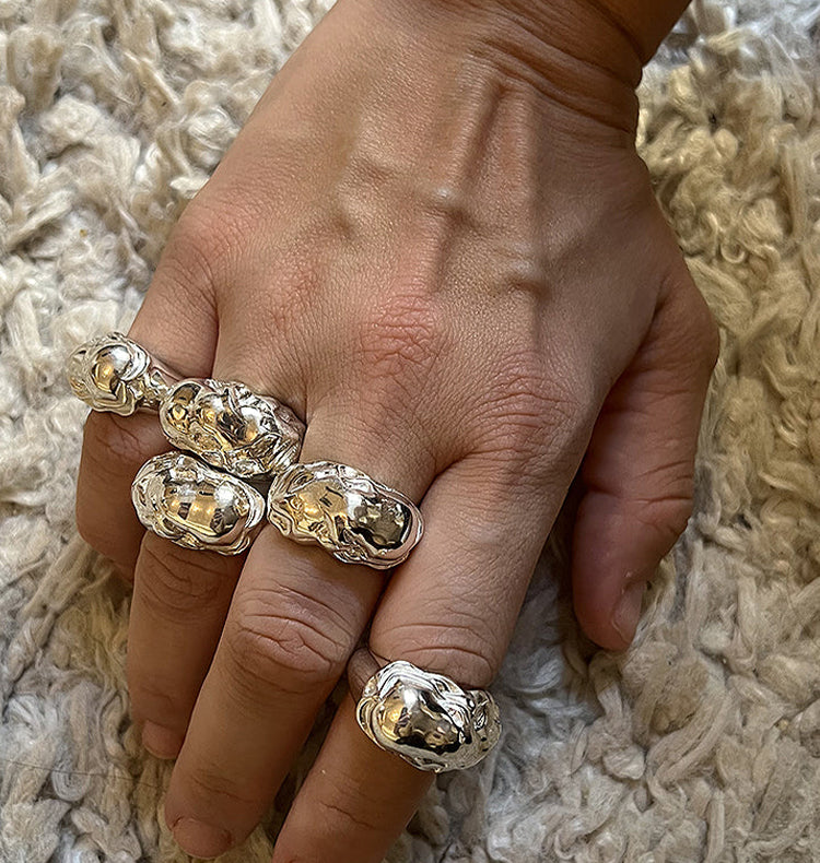 Camel Lead Rings The lead ring silver | WOS