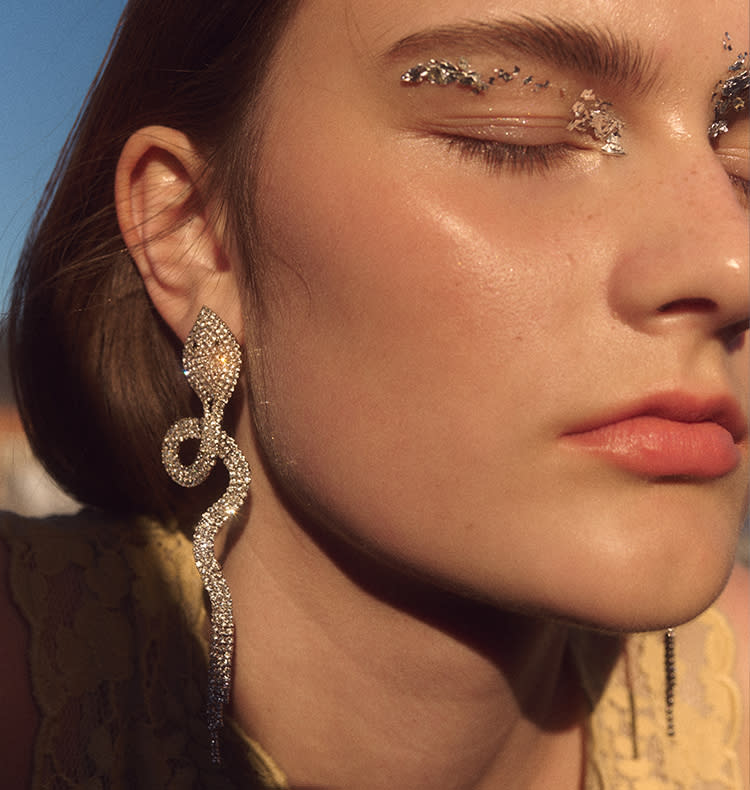 Lilia earrings silver