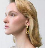 Loops earrings gold