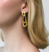 Loops earrings gold