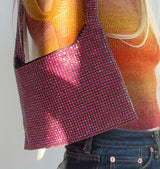 Lotti bag fuchsia glitter