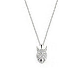 Lynx Necklace Silver