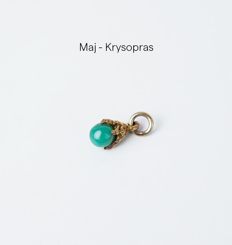 Månadsstens charm brass