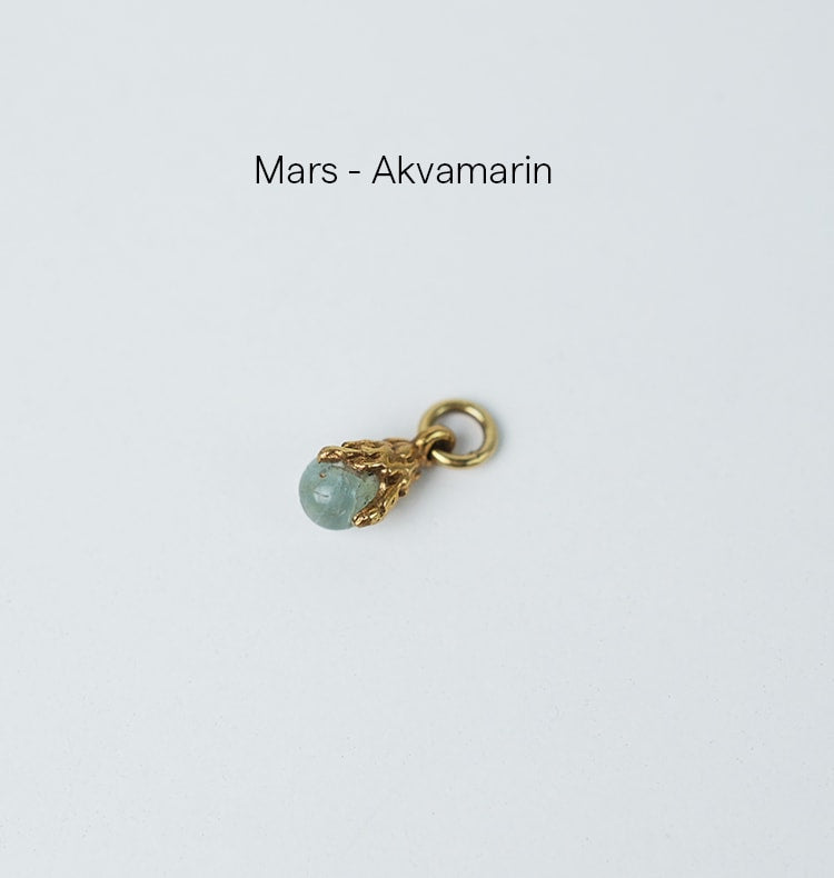 Månadsstens charm brass