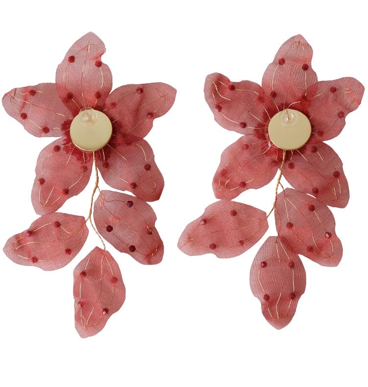 Masha earrings red