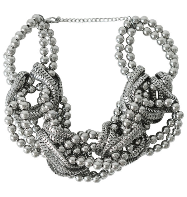 Milana necklace silver