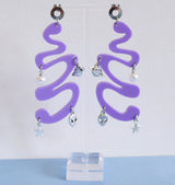 Milky way wiggle earrings