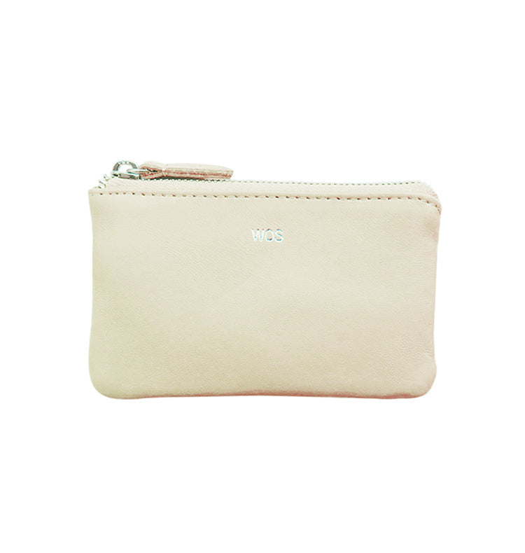 mini keeper wallet cream