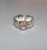 Mini rio ring rose silver