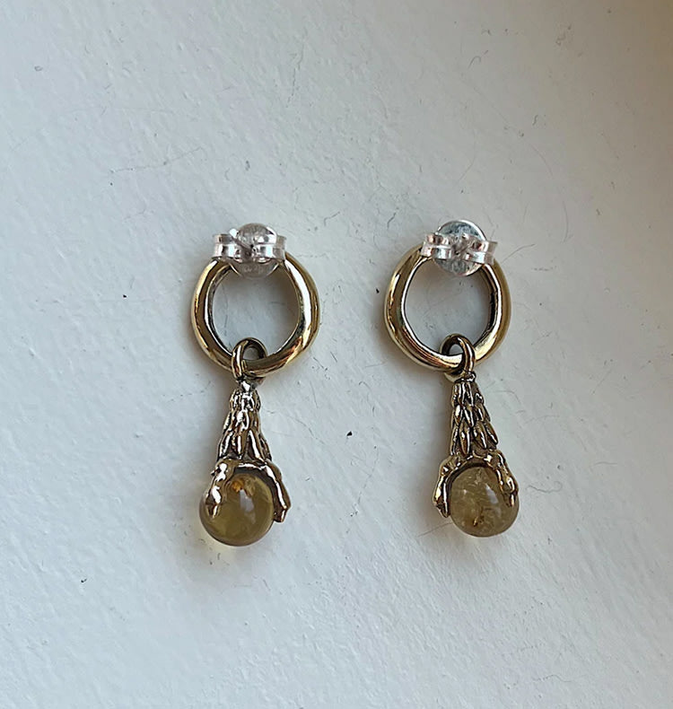 MINI STRING ME ALONG CITRINE BRASS.