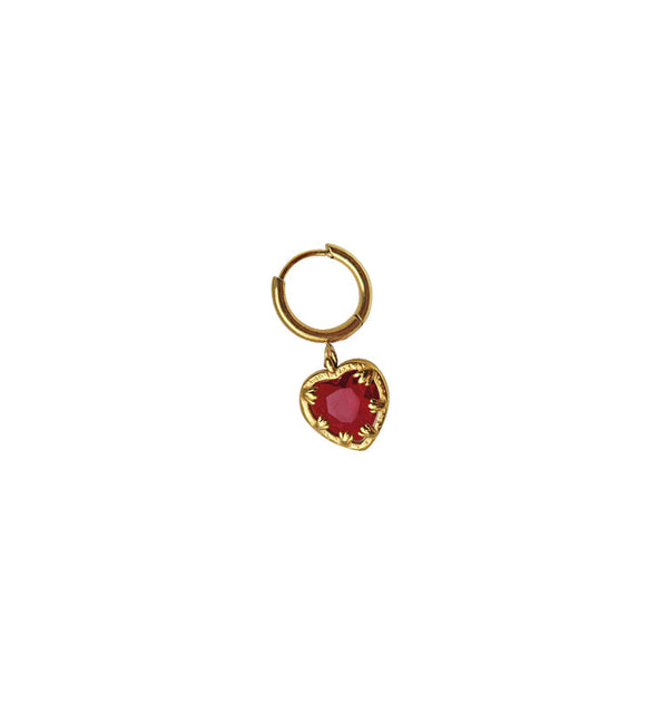 veja crystal single earring gold