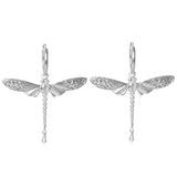 Ellie big earrings silver