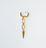 Nexa chunky single earring gold