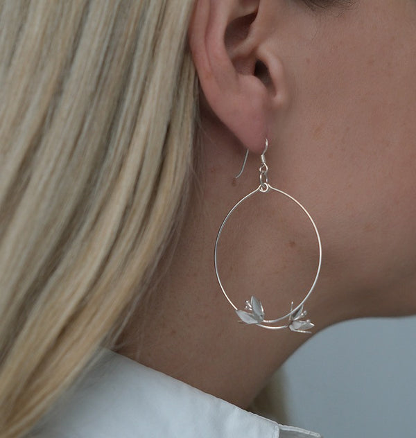 Oline earrings 925 silver