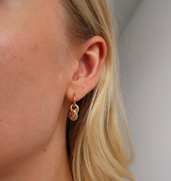 Olivia single earrings gold