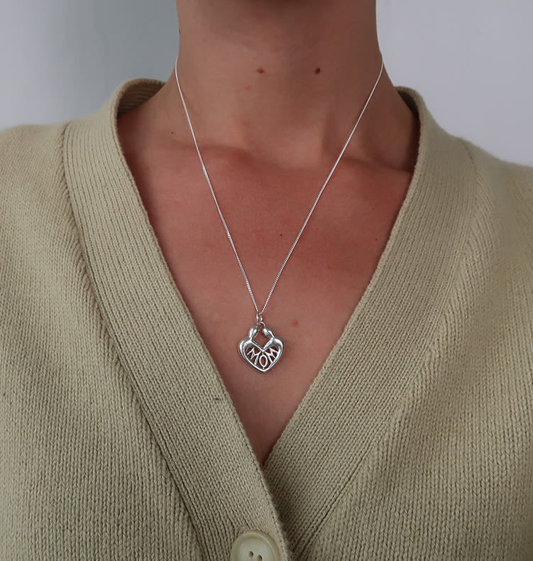 MOM charm 925 silver