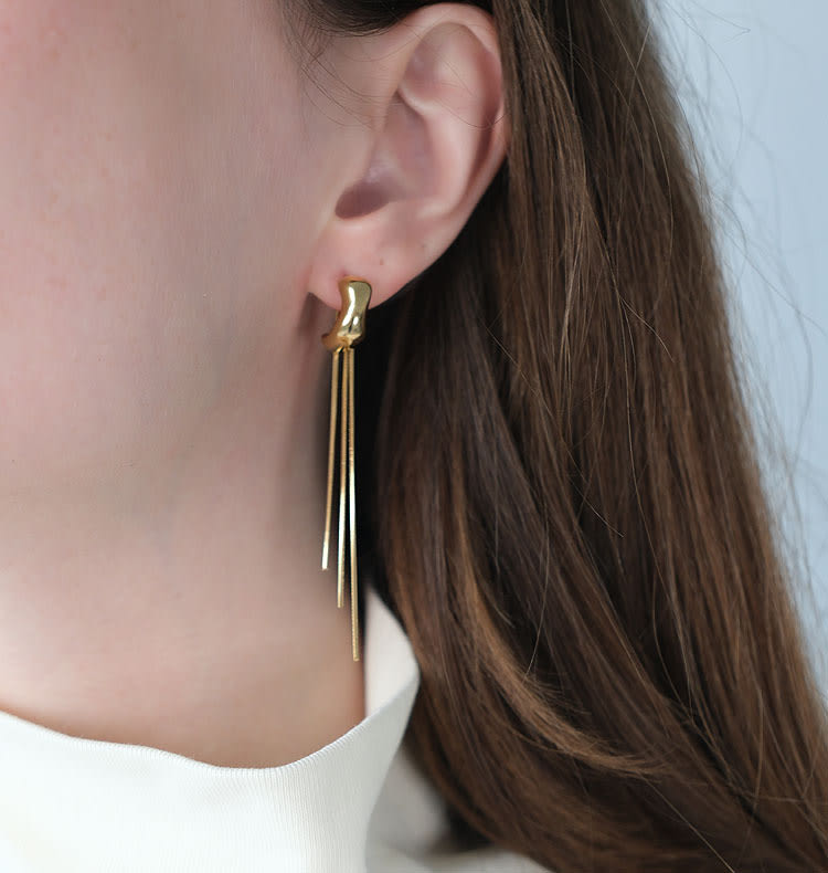 Panya earrings gold