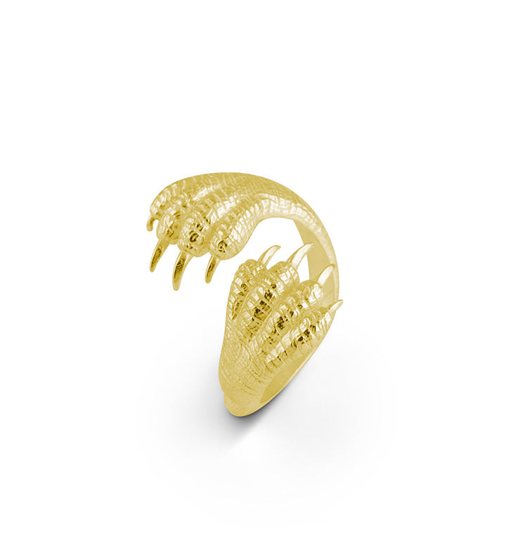 Paw ring gold