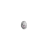 Pinky single stud pink silver