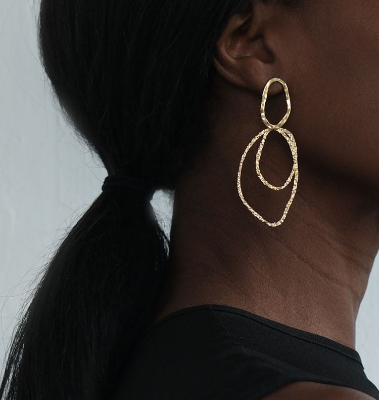 Polina earrings gold