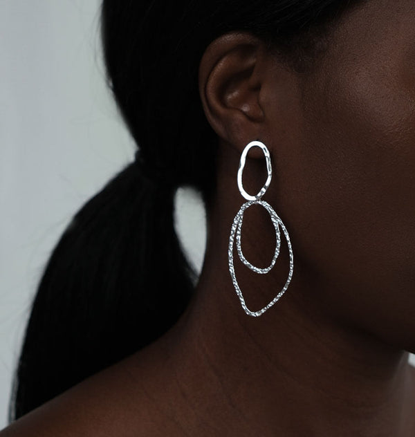 Polina earrings silver