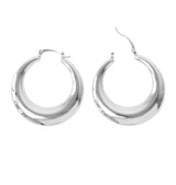Polly big earrings silver