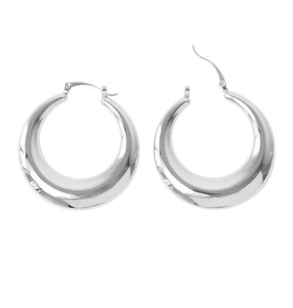Polly big earrings silver