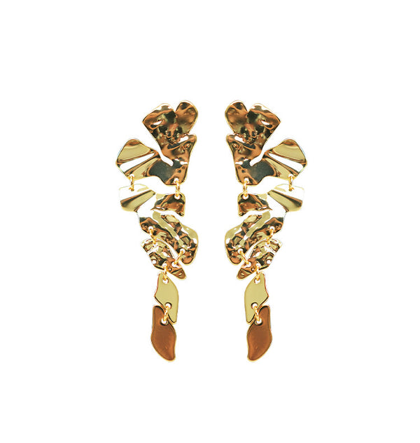 zasha earrings gold