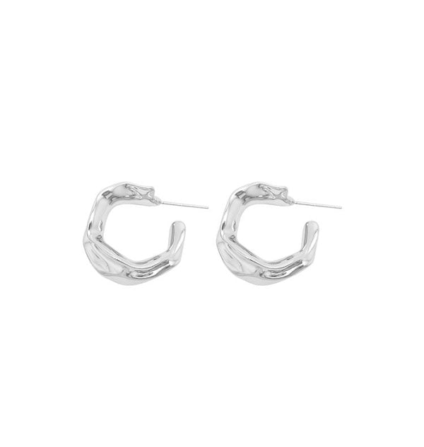 risky road earrings silver