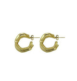 risky road earrings gold