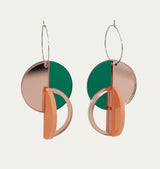 Rodchenko earrings peach