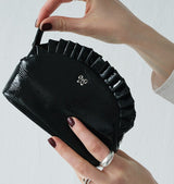 FLORA WALLET/TOILET BAG BLACK