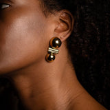 Satellite Golden R7 Earrings