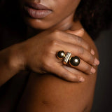Satellite Golden R7 Ring