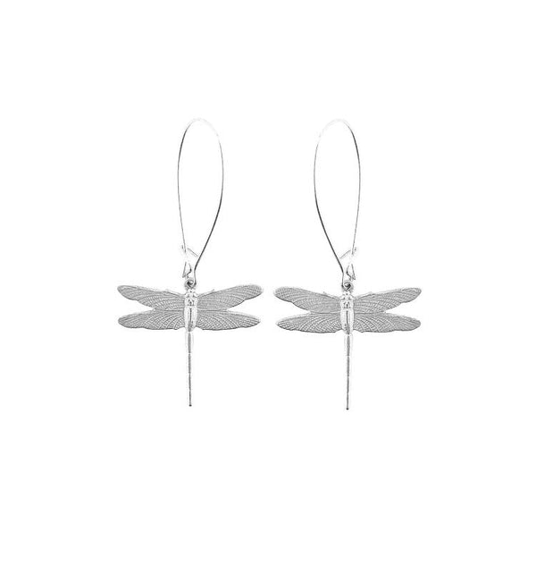 Dragonfly • små örhängen silver
