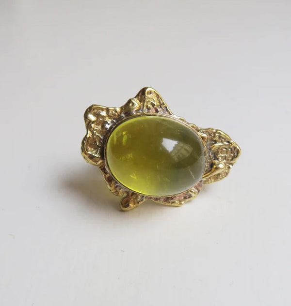 SLUSH ring YELLOW BRASS