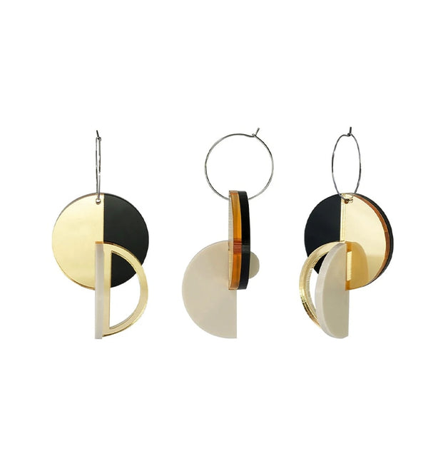 rodchenko earrings gold