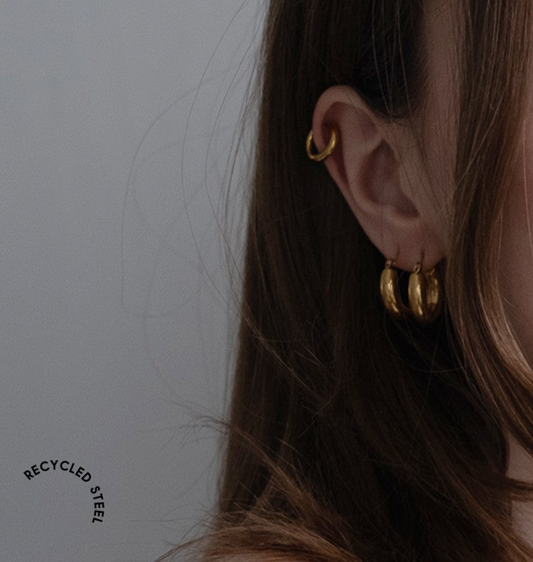 Alice small earrings gold