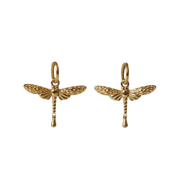 Ellie small earrings gold