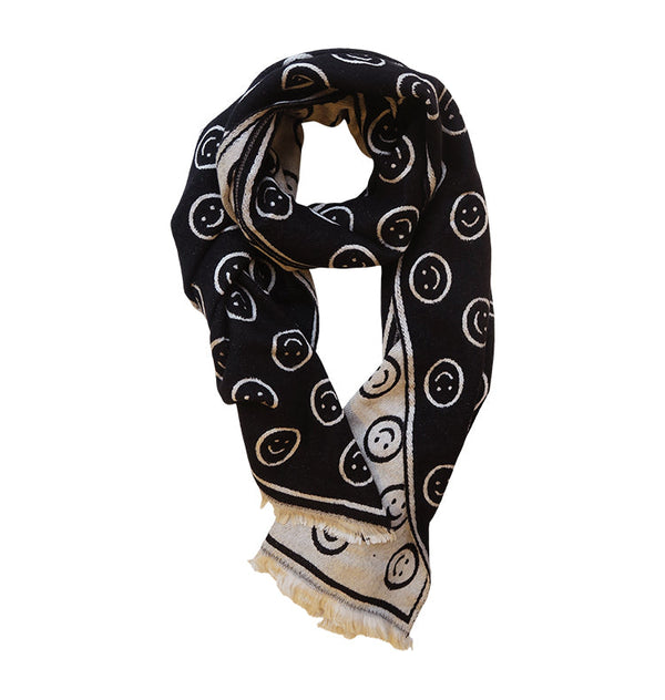 Glad scarf black