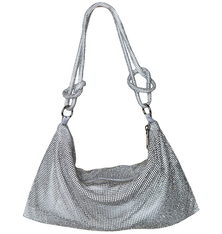 Sparkle handbag silver