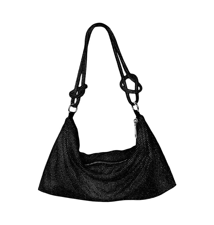 sparkle handbag black