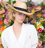 Straw hat beige